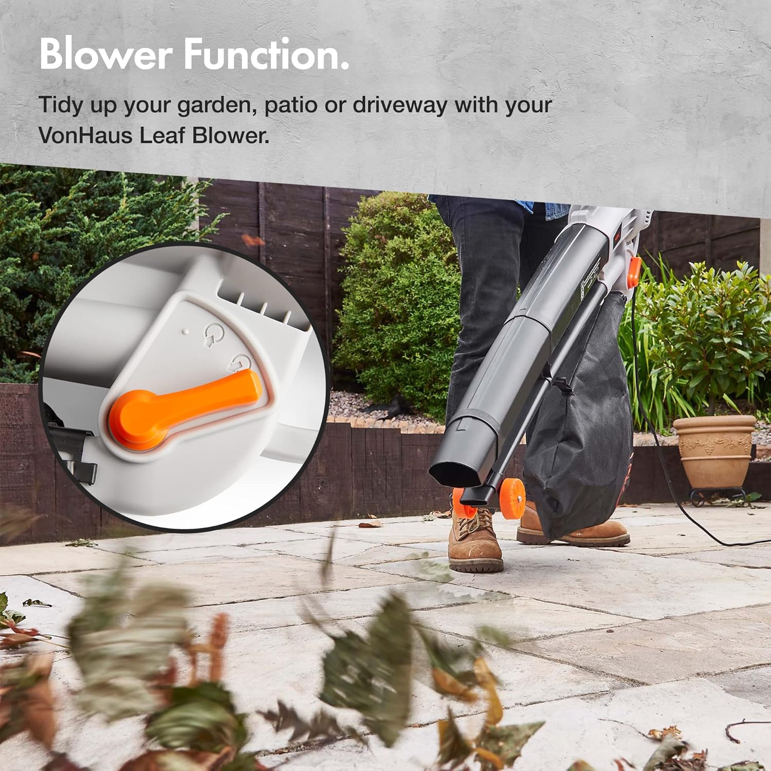 Leaf Blower and Vacuum 3000W